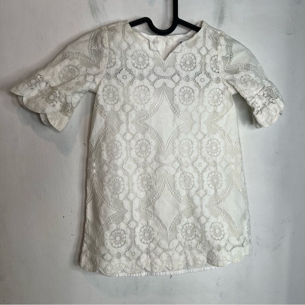 Janie and Jack lace little girls dress